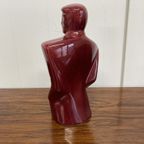 Man Torso Beeld Bordeauxrood Jaren 80 thumbnail 4