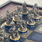 Franklin Mint - Chess Set - Battle Of Waterloo - Tin Pieces - Limited Edition Including Documenta thumbnail 7