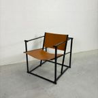 Vintage Pastoe Fm60 Fauteuil Cognac Tuigleer thumbnail 7