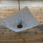 Plafond Hanglamp Met Glazenkap thumbnail 2