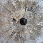 Vintage Plafondlamp Plafonnière Wandlamp Jaren '60 Sixties Glas Amber thumbnail 14