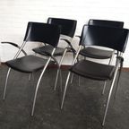 4x Calligaris Design Stoelen thumbnail 7