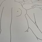 Pablo Picasso (1881-1973) Trous Femmes Nues Et Une Coupe D’anemones, Printed In Italy thumbnail 4