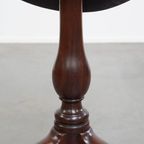 Zeldzame Antieke Engelse Ronde Open Bird Cage Tilt Top Table/ Wijn Tafel thumbnail 8