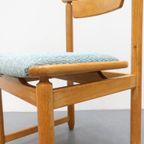 Set Van 4 Eetkamerstoelen Nieuwe Stoffering thumbnail 8