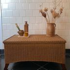 Vintage Kruk Met Patchwork Lederen Bekleding, Rond Krukje thumbnail 11