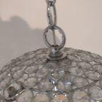 Vintage Hanglamp Met Kristal Glas thumbnail 13