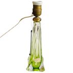 Mid-century Tafellamp Kristal Groen Val Saint Lambert 1950’s thumbnail 7
