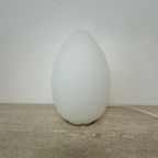 Vintage Egg Shaped Opaline Table Lamp , 1970S thumbnail 3