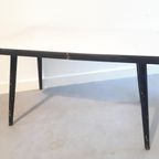50's Vintage Bijzettafel Met Schuine Pootjes Plantentafel thumbnail 4