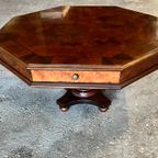 Vintage Salontafel Met Walnootfineer thumbnail 4