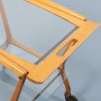Italian Mid-century Serving Trolley/bar Cart By Ico Parisi For Angelo de Baggis 1950’s thumbnail 8