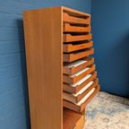 Vintage Eiken Archiefkast, Jaren 60 thumbnail 6