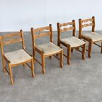 Vintage Eetkamerstoelen | Stoelen | Brutalist | Jaren 60 thumbnail 10