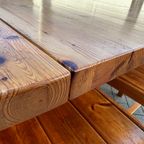 Vintage Eetkamerset – 6 Stoelen En Verstelbare Tafel thumbnail 16
