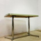 Vintage Formica Tafel Met Muntgroen Blad thumbnail 9