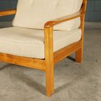 Vintage Deense Fauteuil – Notenhout – Jaren 60 thumbnail 3