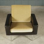 Vintage Fauteuil – Velours – Jaren 60 thumbnail 9