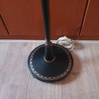 Klassiek - Vloerlamp - Staande Lamp - Met Leder Omkleed -1950 thumbnail 9