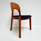 Set Van Vier Niels Koefoed Stoelen Blauw, 1960’S thumbnail 9