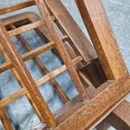 Artdeco Amsterdamse School Stijl Antieke Krantenbak Rek thumbnail 10