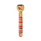 Grote Kokeshi Pop Xl Massief Hout Japan Showa Periode 37cm thumbnail 5