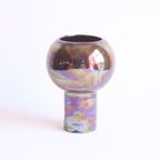 Metallic Glaze Ceramic Vase, 1980S thumbnail 7