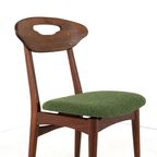 Set 4 Eetkamerstoelen Vintage Stoelen Nieuw Bekleed Gerestaureerd thumbnail 2