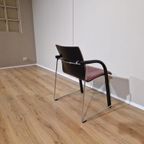 Thonet A320 Eettafel + 6 Rosé Stoelen - Hout - Zwart -Design thumbnail 23