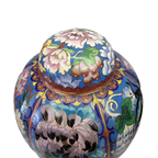 Vintage Set Cloisonné Gemberpotten thumbnail 6