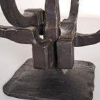 Brutalistische Metalen 5-Armige Kandelaar 71035 thumbnail 7