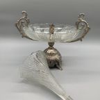 Antiek Centerpiece Tafelstuk Kristal thumbnail 4