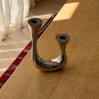 Vintage Italian Design Aluminum Candlestick thumbnail 2
