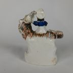 Victorian - Prince Of Wales - Goat - Porselein - Staffordshire - Polychroom - 19E Eeuw thumbnail 8