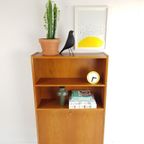 Vintage Deens Teak Kastje | Secretaire Boekenkast thumbnail 3