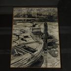 Pieter Dupont (Amsterdam 05-07-1870 – Hilversum 07-02-1911) - Ets - 1895 thumbnail 2
