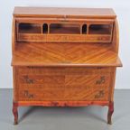 Vintage Rolbureau Egon Ostergaard Secretair '60 Zweden Desk thumbnail 19