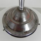 Art Deco Hanglamp Met Witte Kap, Jaren 30 thumbnail 7