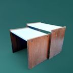 Bijzettafels Set, Design Cees Braakman Voor Pastoe, 1970S thumbnail 8