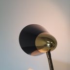 Mid-Century Brass Big Button Table Lamp thumbnail 4