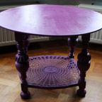 Aubergine Kleurige Tafel, Salontafel, thumbnail 4