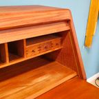 Vintage dyrlund Deense Secretaire Bureau Kast Ladekast thumbnail 18