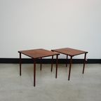 Pair Of Danish Teak Side Tables By Peter Hvidt For John Stuart, 1960s thumbnail 4