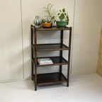 Manou Rek/Boekenkast Bamboe Plantentafel Vintage thumbnail 7
