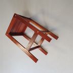 6 X Stool Meranti 70s. Height 71 Cm / Wide 42 Cm / Depth 40 Cm thumbnail 16