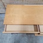 Vintage Dressoir Kastje Retro Dressoirtje Berken Fineer thumbnail 12