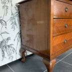 Louis Xvi Commode Ladenkast Met Visgraat Fineer. thumbnail 5