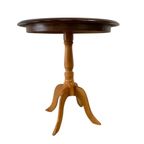 Vintage Rond Houten Bijzettafel / Sidetable thumbnail 3