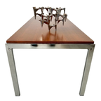 Deens Design Salontafel Teak Chroom Mid-Century thumbnail 3