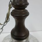 Vintage Jaren 60 Plafondlamp Bollamp (Geperst Glas) thumbnail 14
